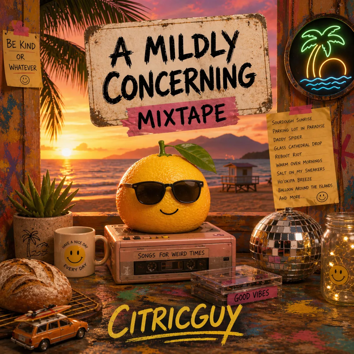 A Mildly Concerning Mixtape cover art